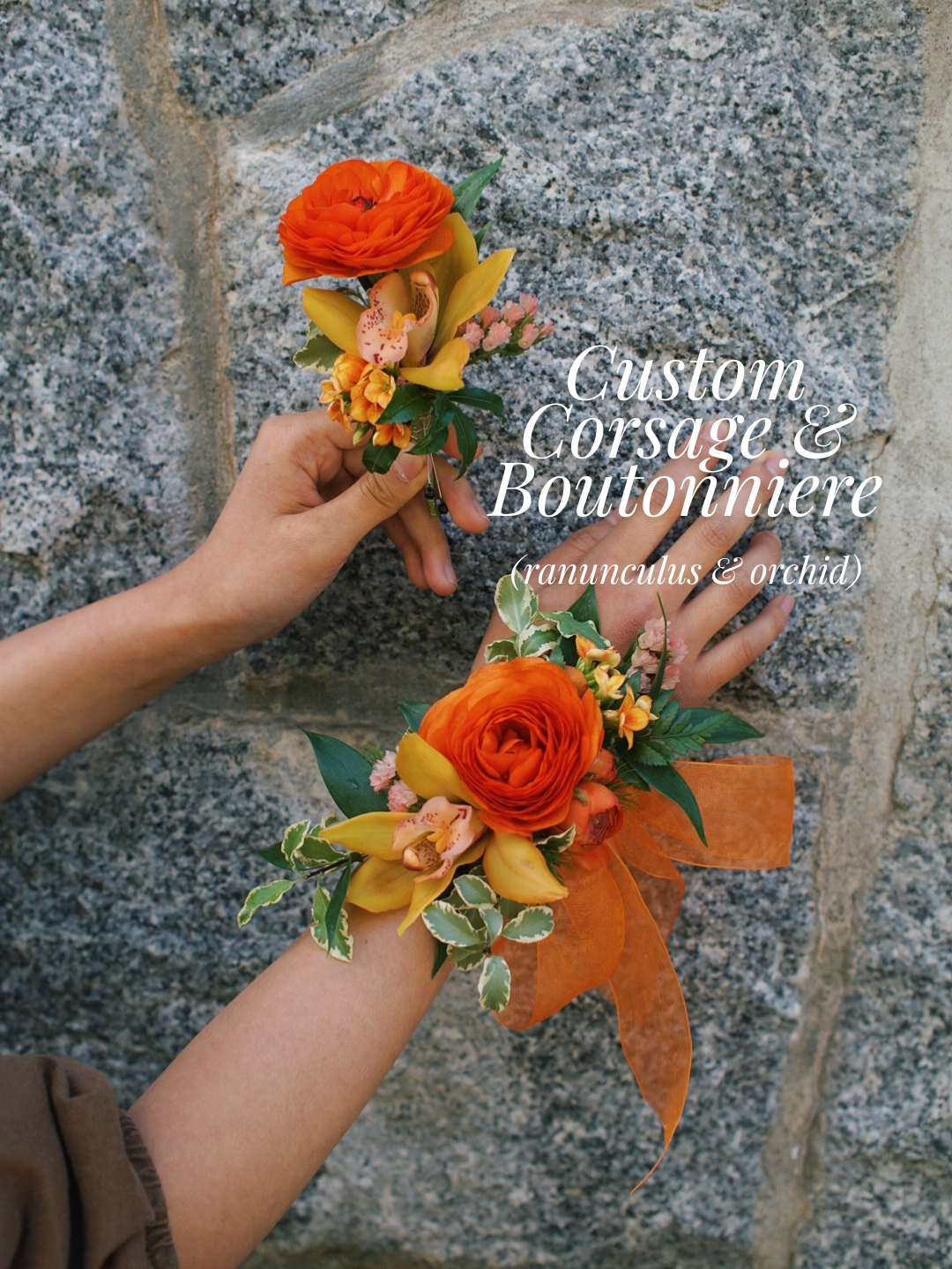Shawnigan Gala 2026: Matching Corsage & Boutonnière Set