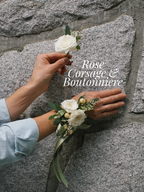 Shawnigan Gala 2026: Matching Corsage & Boutonnière Set