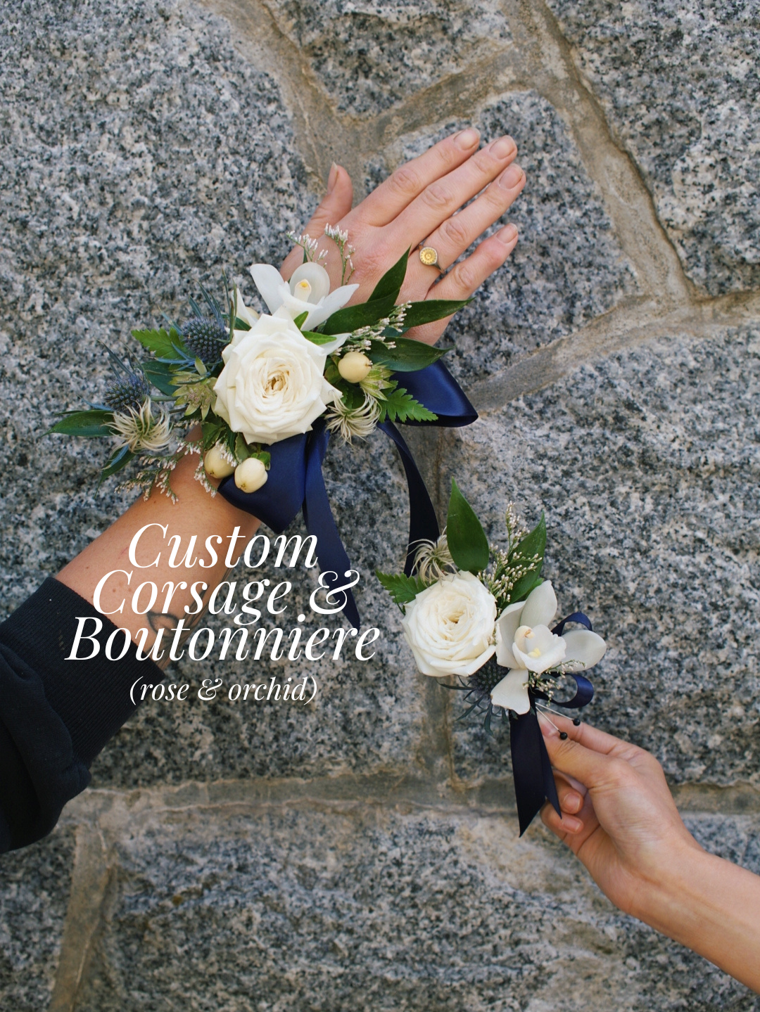 Shawnigan Gala 2026: Matching Corsage & Boutonnière Set
