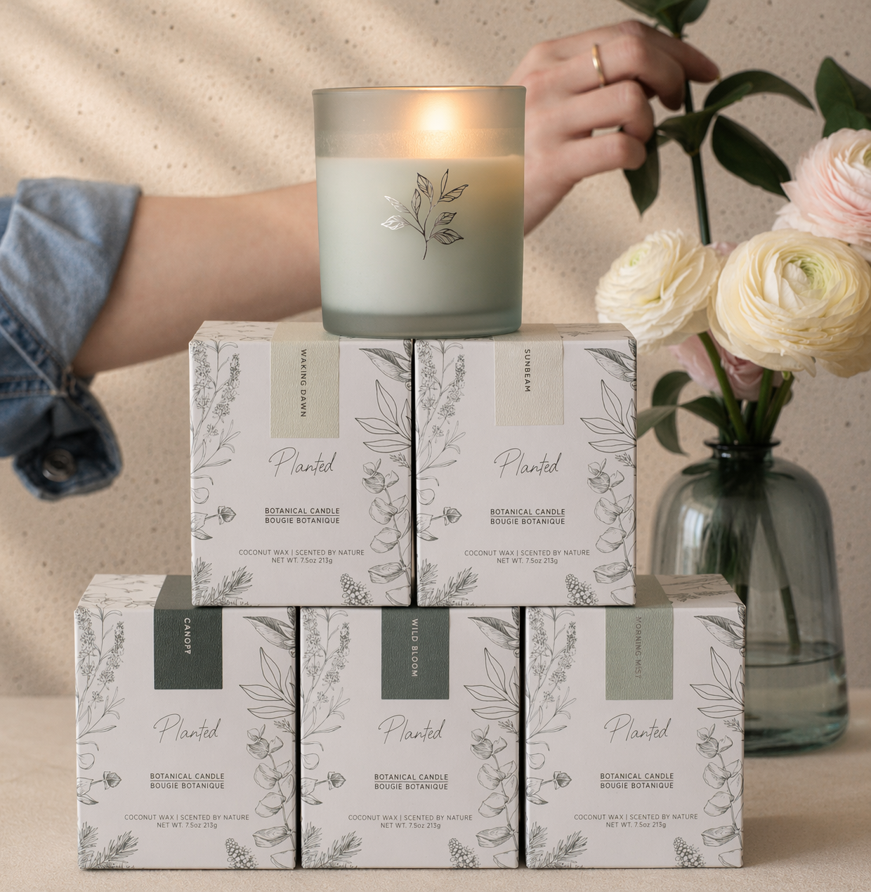 Planted Botantical Candles - Limited Edition Spring/Summer